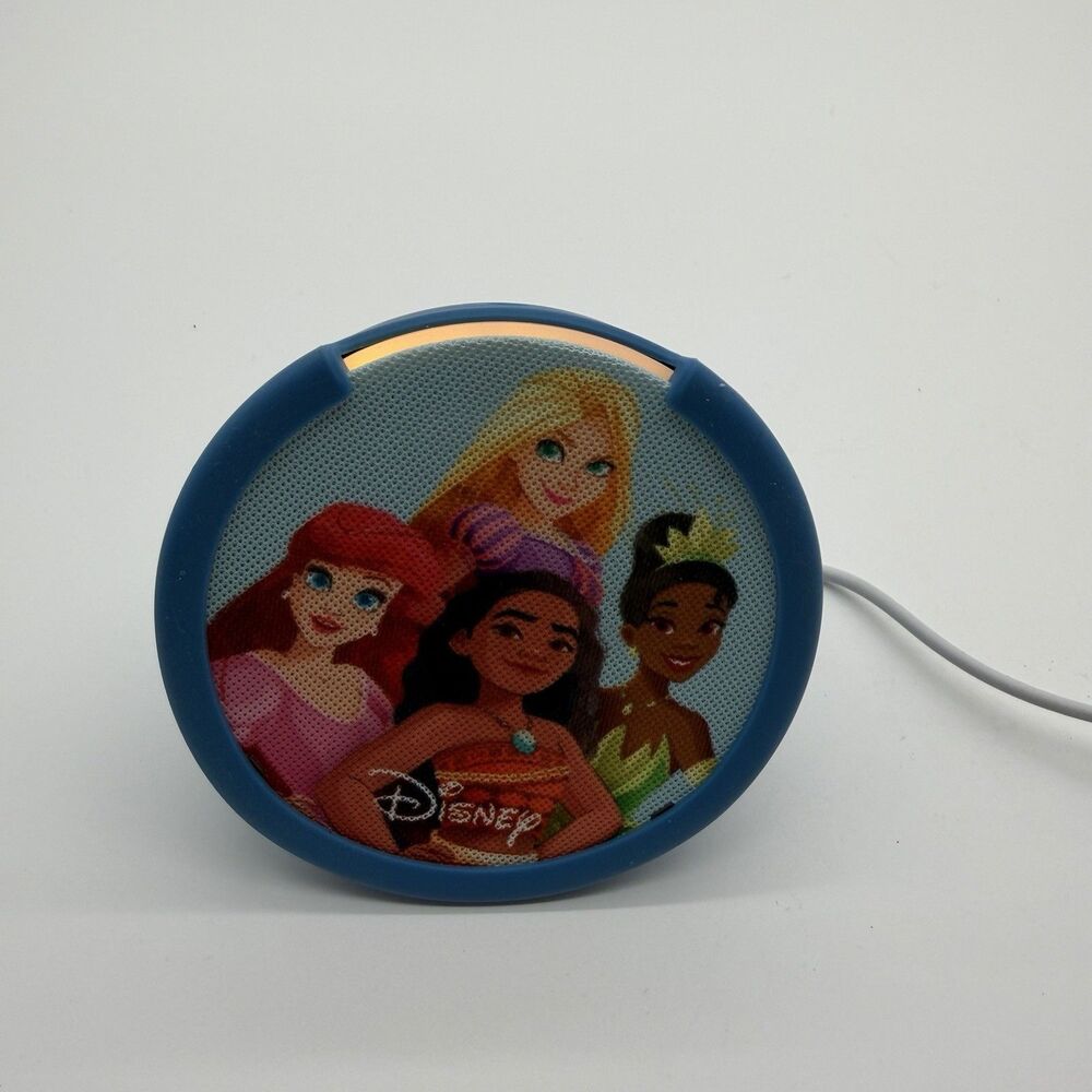 Amazon - Echo Pop Kids Smart Speaker with Alexa - Disney Princess TESTED WORKS - Picture 8 of 8